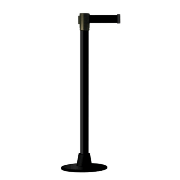 4917 POSTE separador Catenaria Negro cinta negra