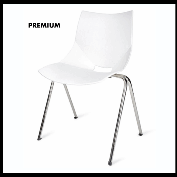 8601 Silla Shell blanco