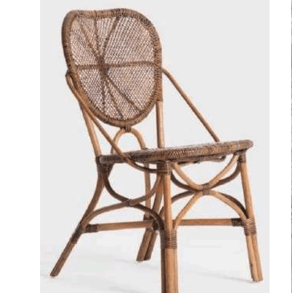 8604 SILLA EMMANUEL (RATTAN NATURAL Y MIMBRE. APILABLE)