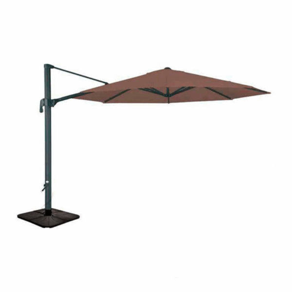 8624 SOMBRILLA LATERAL TAUPÉ + BASE