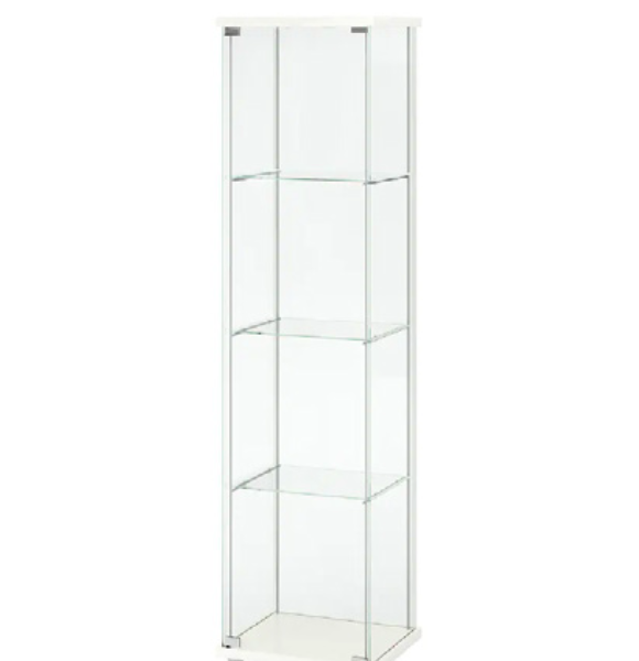 8830 Vitrina blanca/cristal